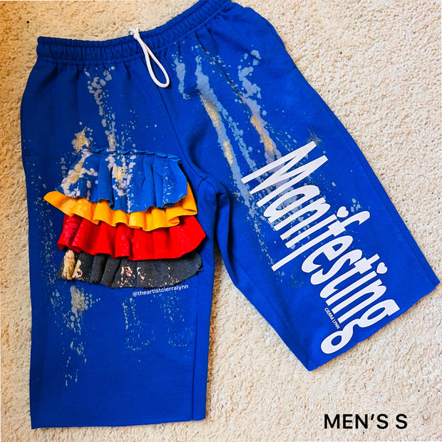 Blue Men’s S  Manifesting Sweat Shorts