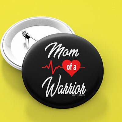 Mom of a ❤️ Warrior Pin