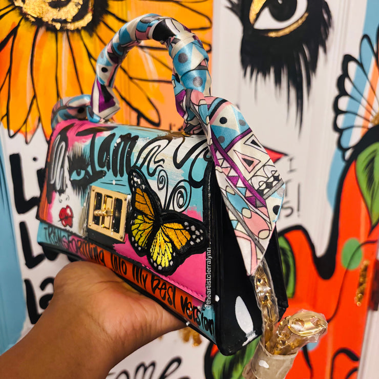 Mini Transforming Into My Best Version Handbag