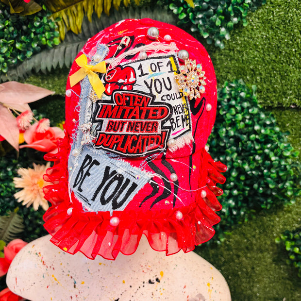 Red Often Imitated Never Duplicated Dad Cap