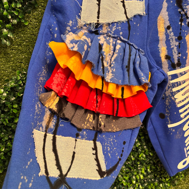Men’s Fit Size SMALL Blue Manifesting Sweat Shorts