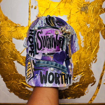 Denim Survivor Hat #2