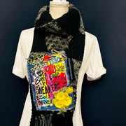 Sneakers, Self Love and Style Knit Scarf