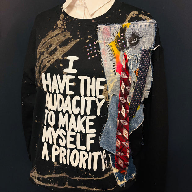 1 of 1 Men’s Fit LARGE:  I Have The Audacity To Make Myself A Priority