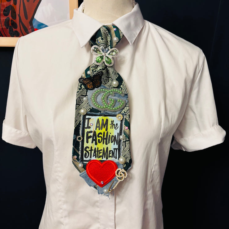 I Am The Fashion Statement Upcycled Tie