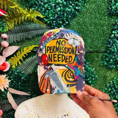 SALE: Navy No Permission Needed Hat