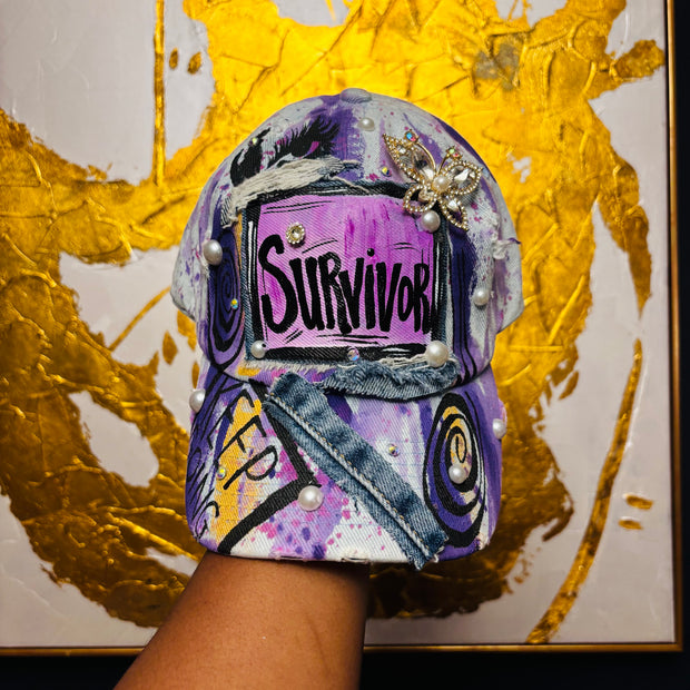 Denim Survivor Hat #3
