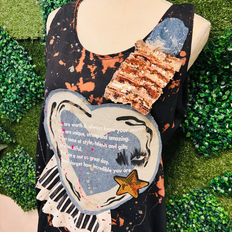 Denim 1 of 1- Size XL (14/16) Long Tank