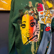 1 of 1 Unisex Fit MEDIUM: Good Vibes Sweatshirt