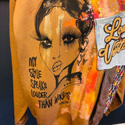 1 of 1 Unisex Fit LARGE: My Style Speaks Louder Than My Words Sweatshirt