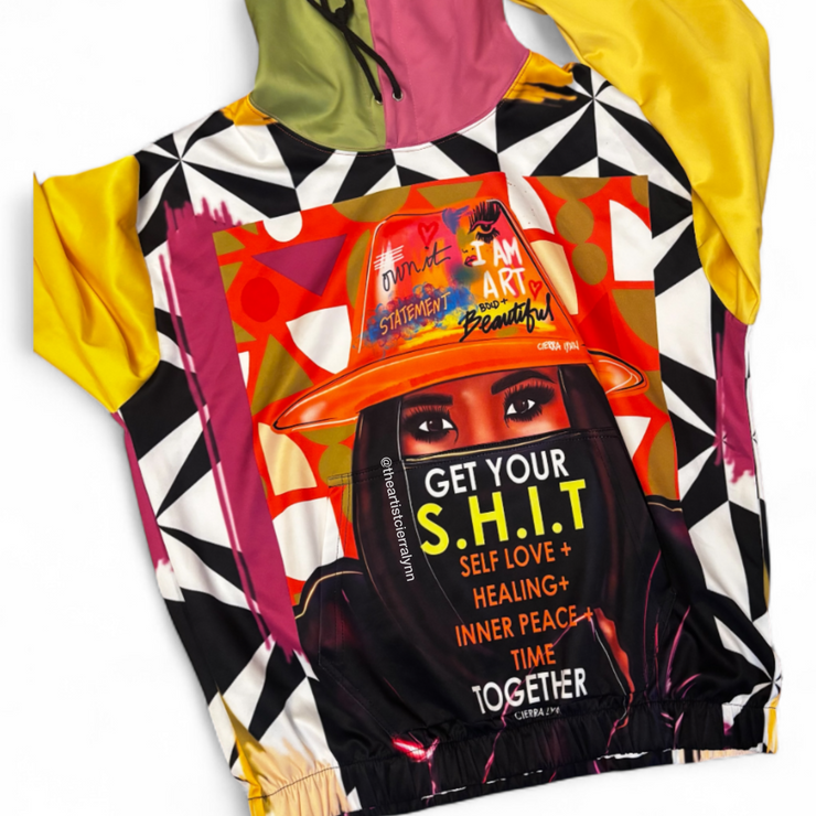 SALE: Size MEN’s MEDIUM Get Your S.H.I.T Together Elastic Waist Hoodie