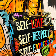 14 x 11 x 5  Self- Love, Self- Respect, Self- Expression Handbag