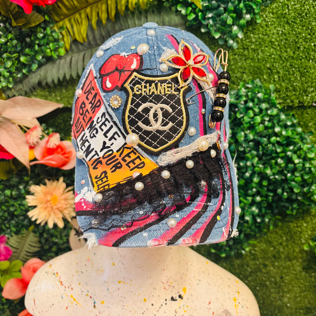 Denim Dear Self: Keep Being Your Authentic Self Dad Cap