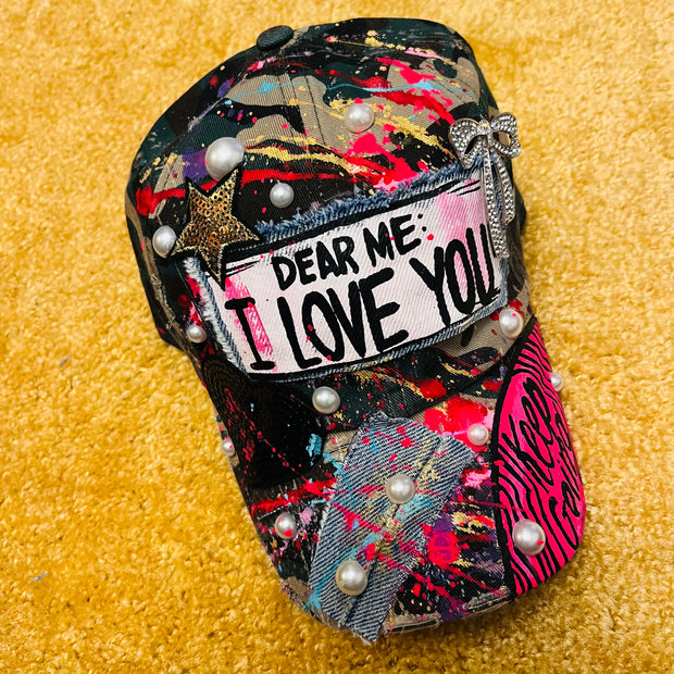 Love For Self Drop- Camo Dear Me: I Love You  Cap