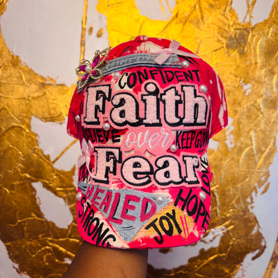 Pink Faith Over Fear Cap #2