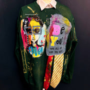 1 of 1 Hand painted - Unisex Fit LARGE: BE YOU Sweatshirt