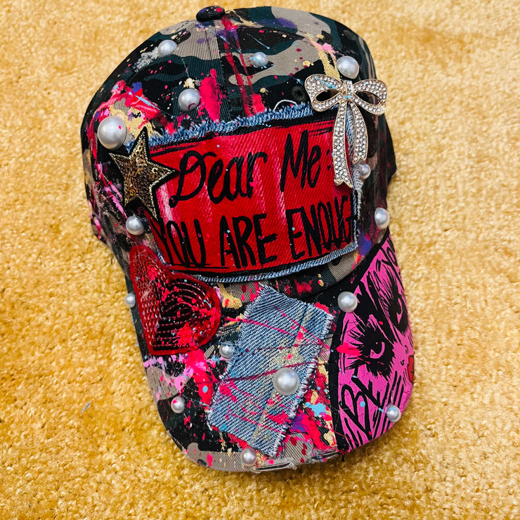 Love For Self Drop- Camo Dear Me: You Are Enough Cap