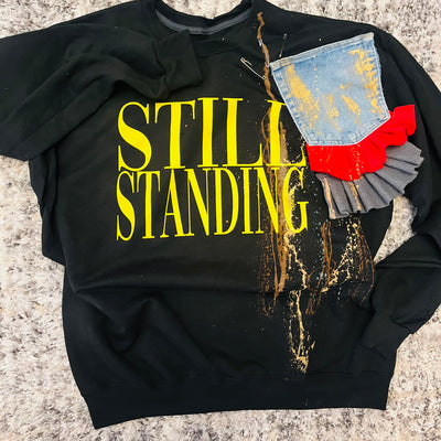 1 of  X-LARGE Still Standing Statement Sweatshirt