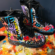 Size 7.5 Best Dressed Graffiti Boot