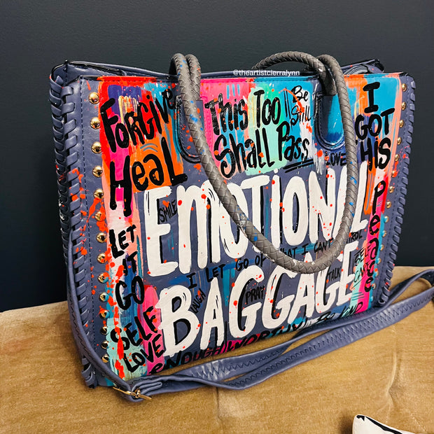 Blue Emotional Support Bag