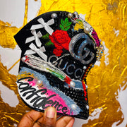 Eye Catching, Jaw Dropping Black Bling Hat
