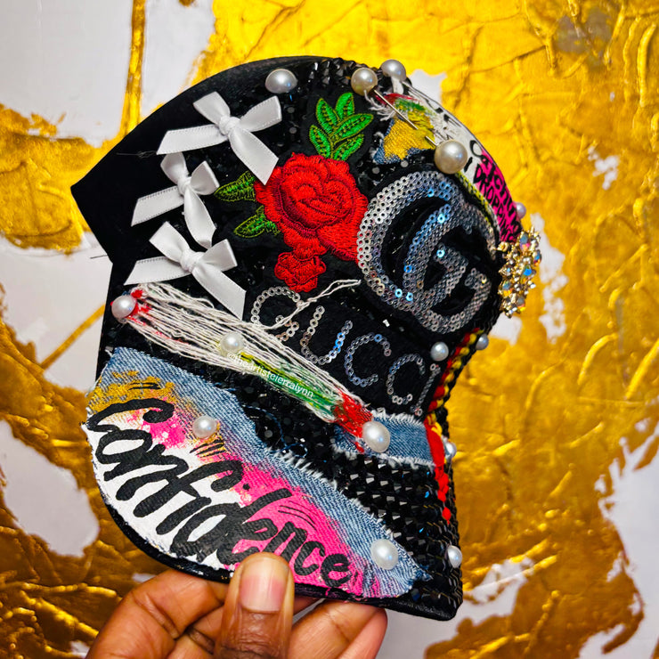 Eye Catching, Jaw Dropping Black Bling Hat