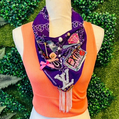 Bold Bandanna- Purple Extra