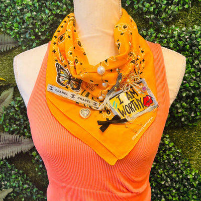 Bold Bandanna- Golden Yellow  I Am Worthy