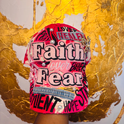 Pink Faith Over Fear Cap #1