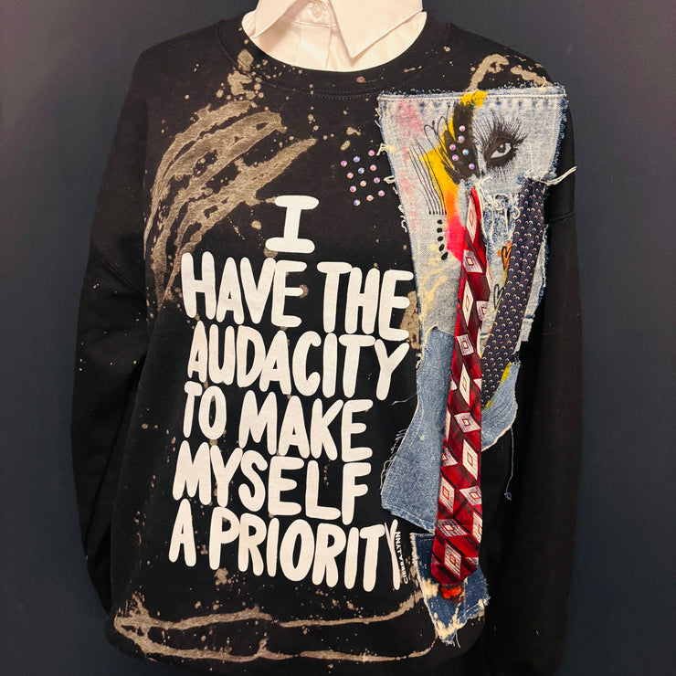 1 of 1 Men’s Fit LARGE:  I Have The Audacity To Make Myself A Priority