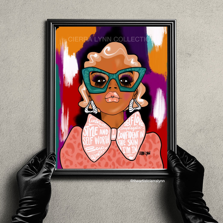 Confident In My Own Skin Print