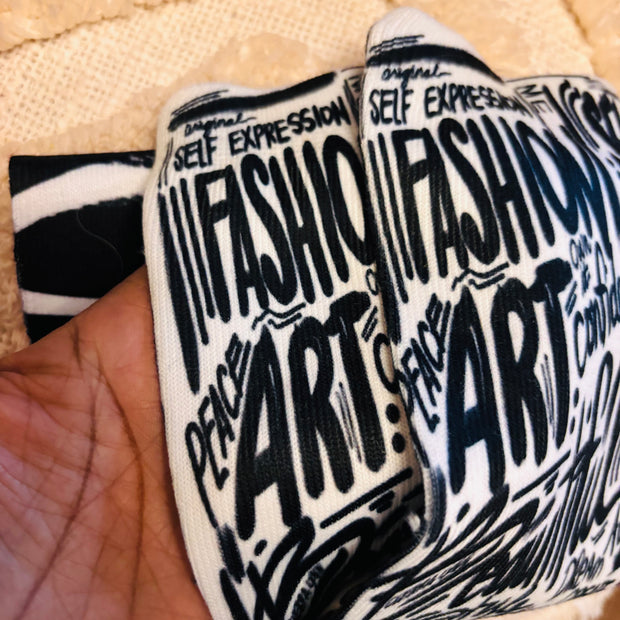 Fashion Art Affirmations Socks