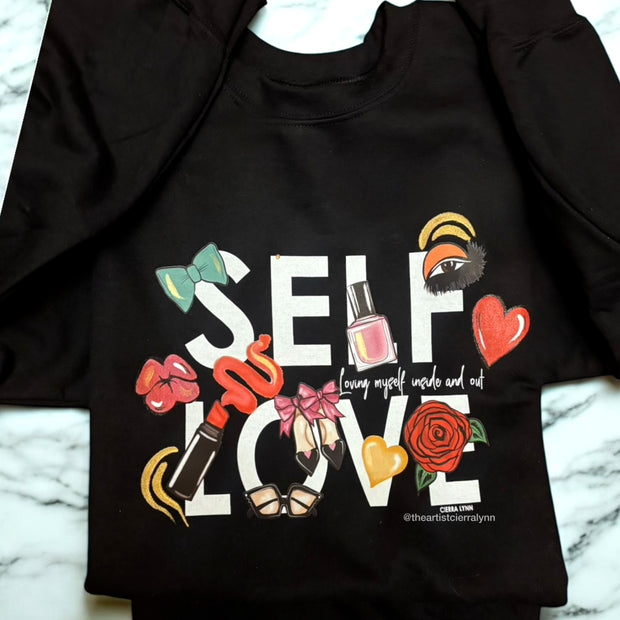 Size L Unisex Self Love Sweatshirt