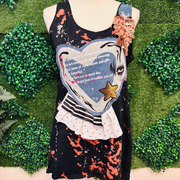 Denim #2 1 of 1- Size Large  (10/12) Long Tank