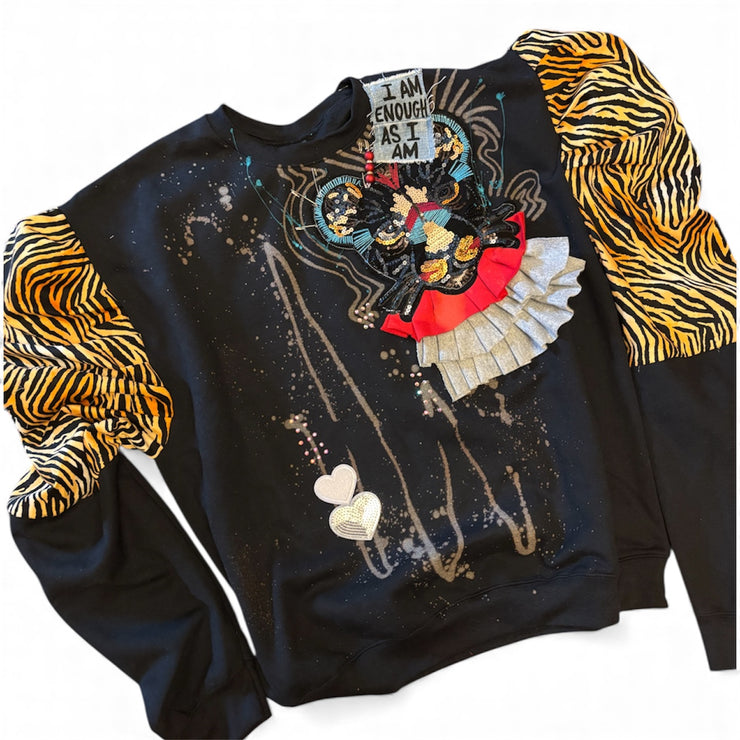 1 of 1 Men’s Fit X- LARGE:  I Am Enough As I am Sleeves