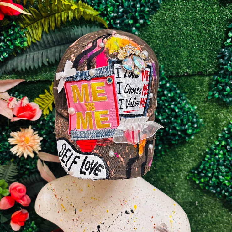 Olive Green I Love Me, I Choose Me, I Value Me Hat