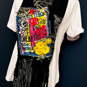 Sneakers, Self Love and Style Knit Scarf