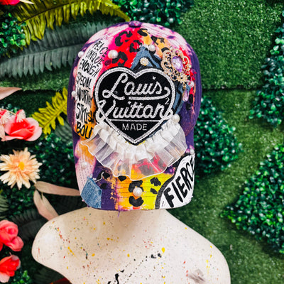 Purple LV Affirmation Hat