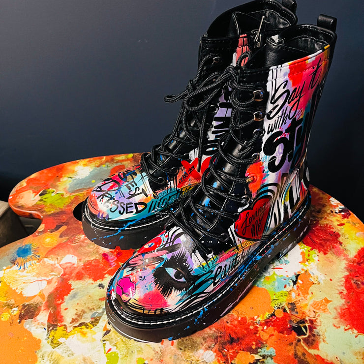 Size 7.5 Best Dressed Graffiti Boot