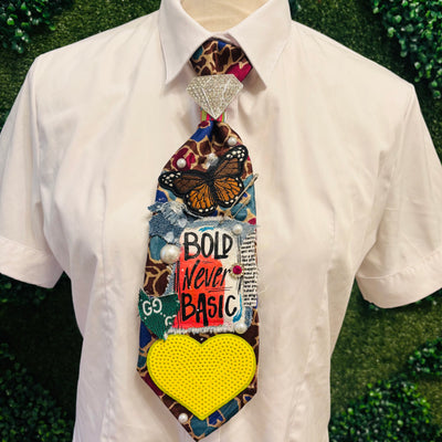 Bold Never Basic and Grace Upcycled Tie