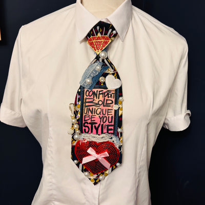 All About Me Upcycled Tie