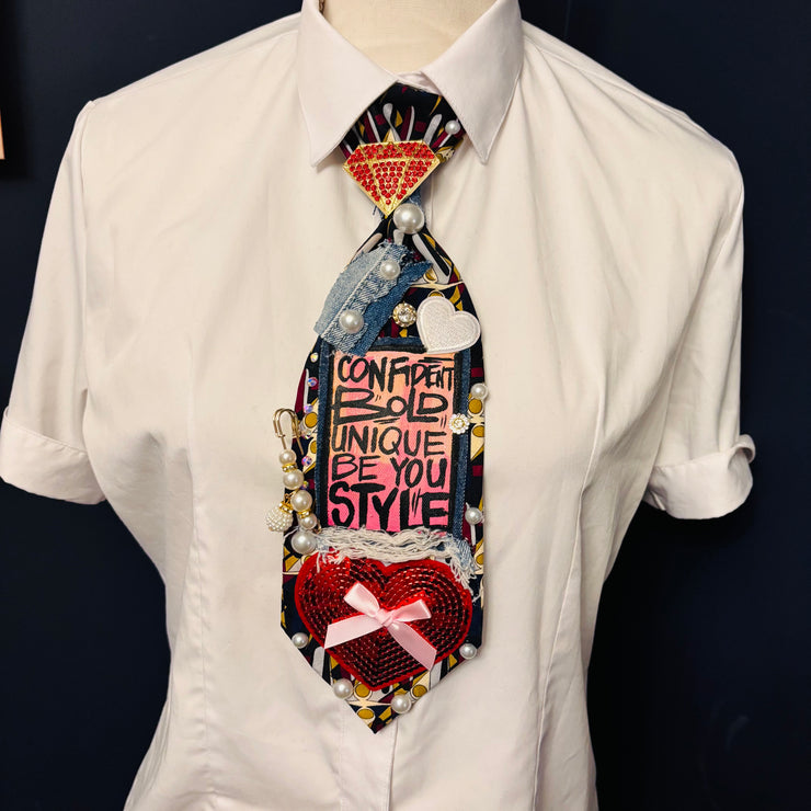 All About Me Upcycled Tie