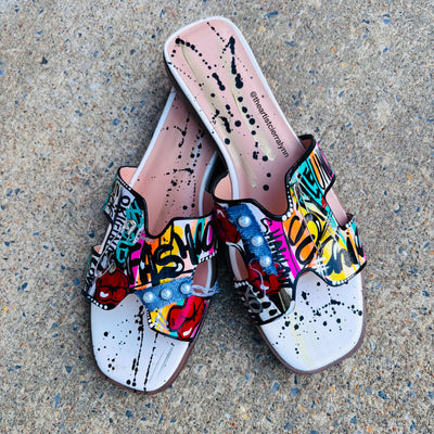 Size 9.5: Statement Slides Fashion