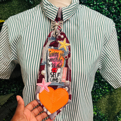 Giving You Something To Talk About Upcycled Empowerment Tie