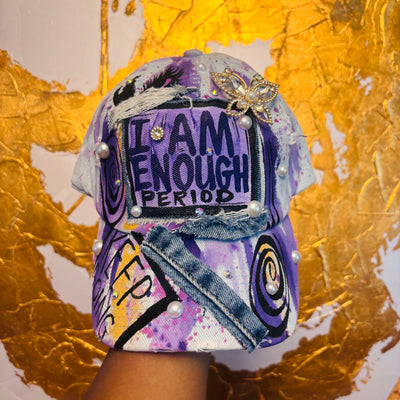 Light Denim  I Am Enough  Cap