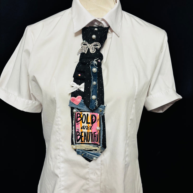 Bold and Beautiful Upcycled Tie