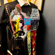 1 of 1 Hand painted - Unisex Fit MEDIUM-  Worthy Sweatshirt