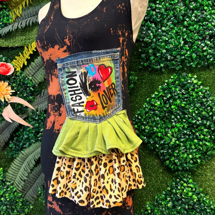 1 of 1- Size Small (4/6) Long Tank