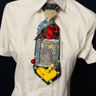 Boy Is Mine Inspired Upcycled Tie #2
