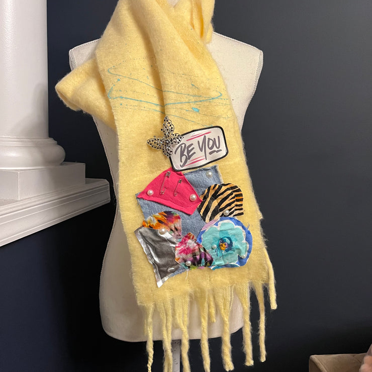 Soft Yellow Be You  Scarf